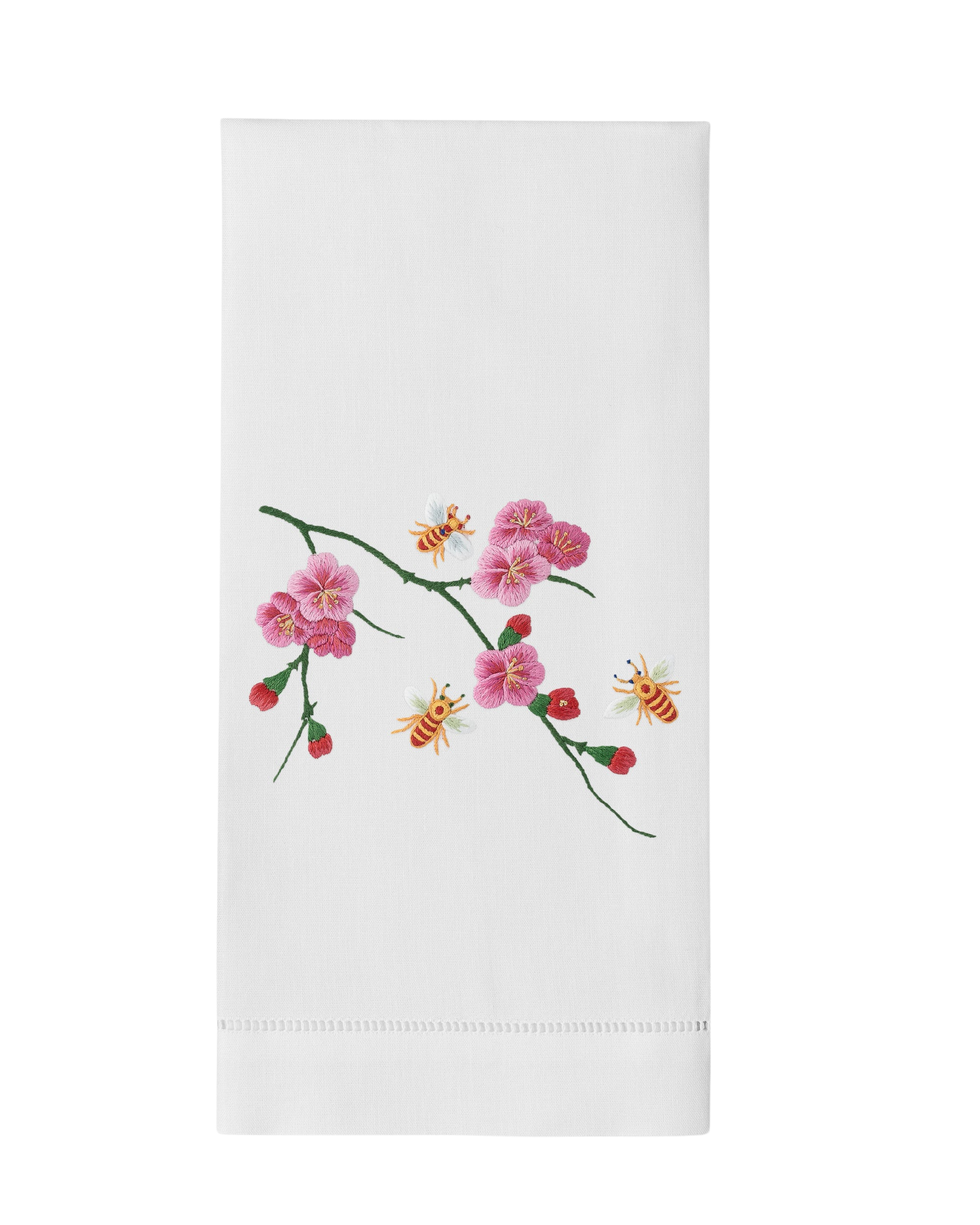 Bees & Flowers Hand Towel