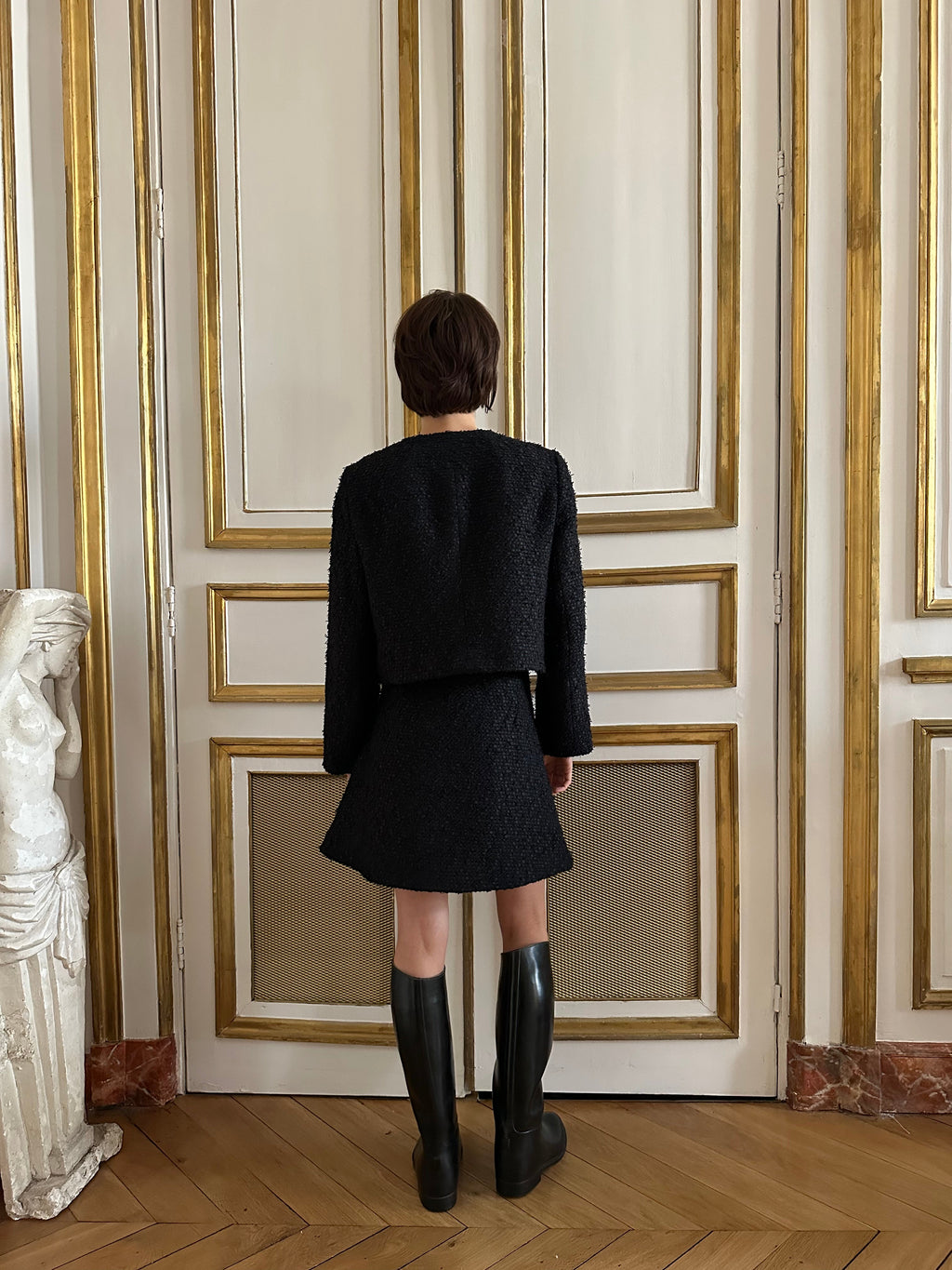 Alexia Skirt in Noir Été