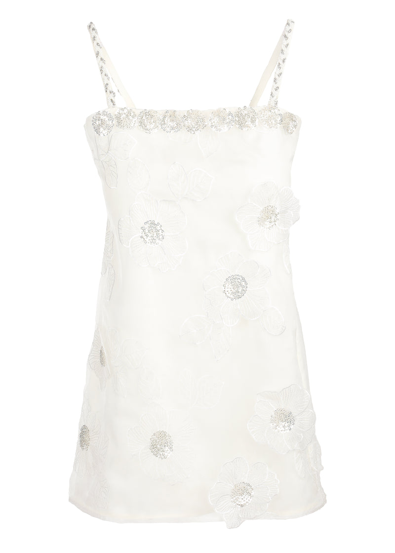 Gardenia Mini Dress in White