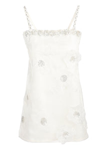 Gardenia Mini Dress in White
