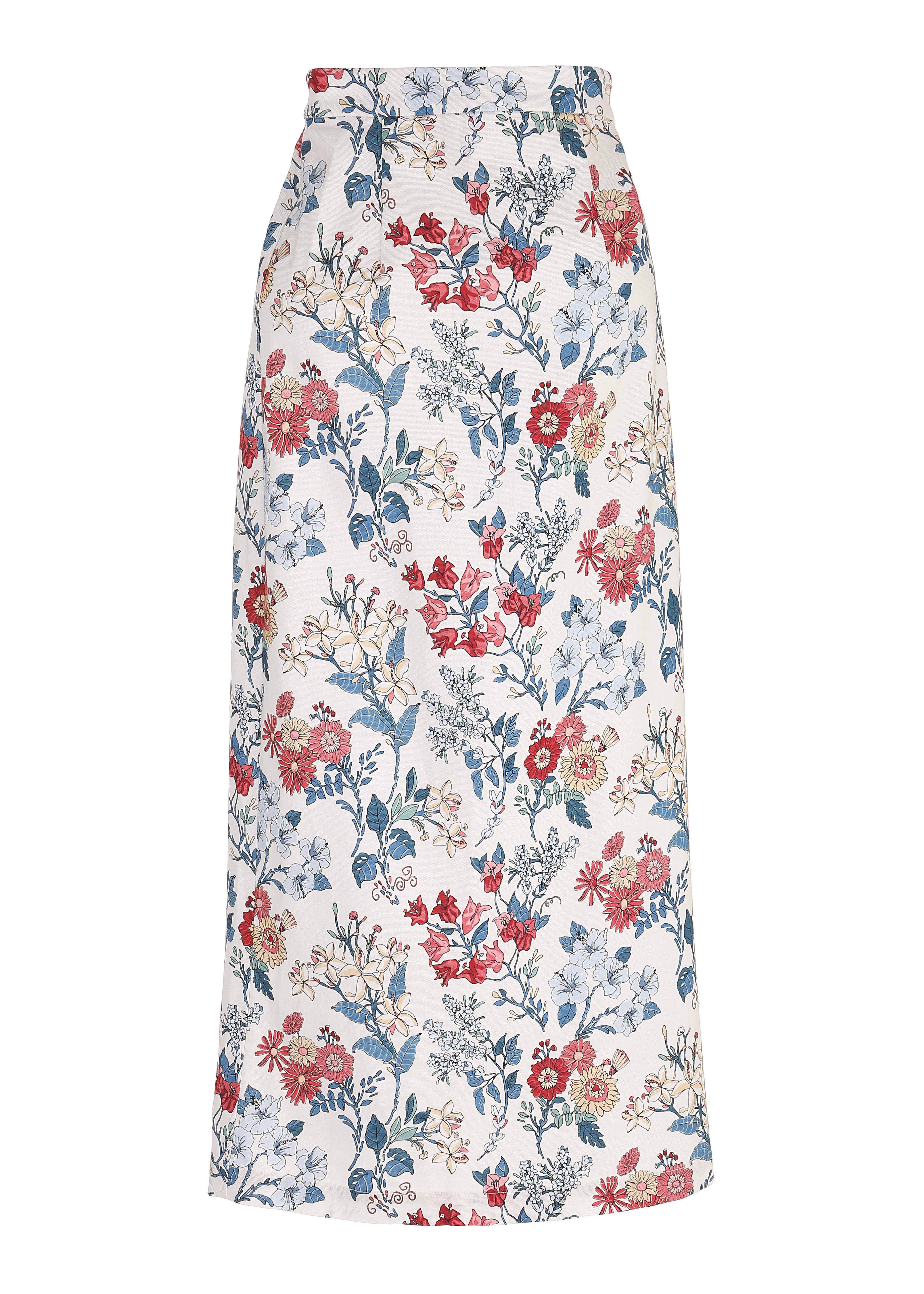 Pencil Skirt in Antique Floral