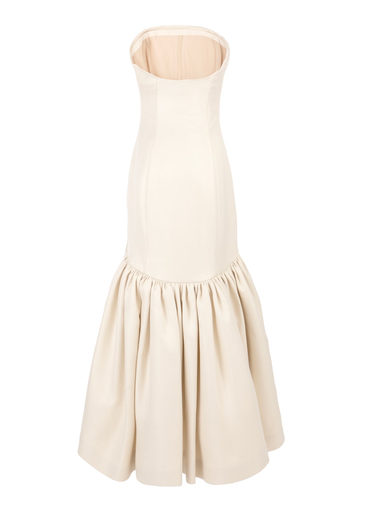 OTM Exclusive: Maya Dress in Ivory Basketweave