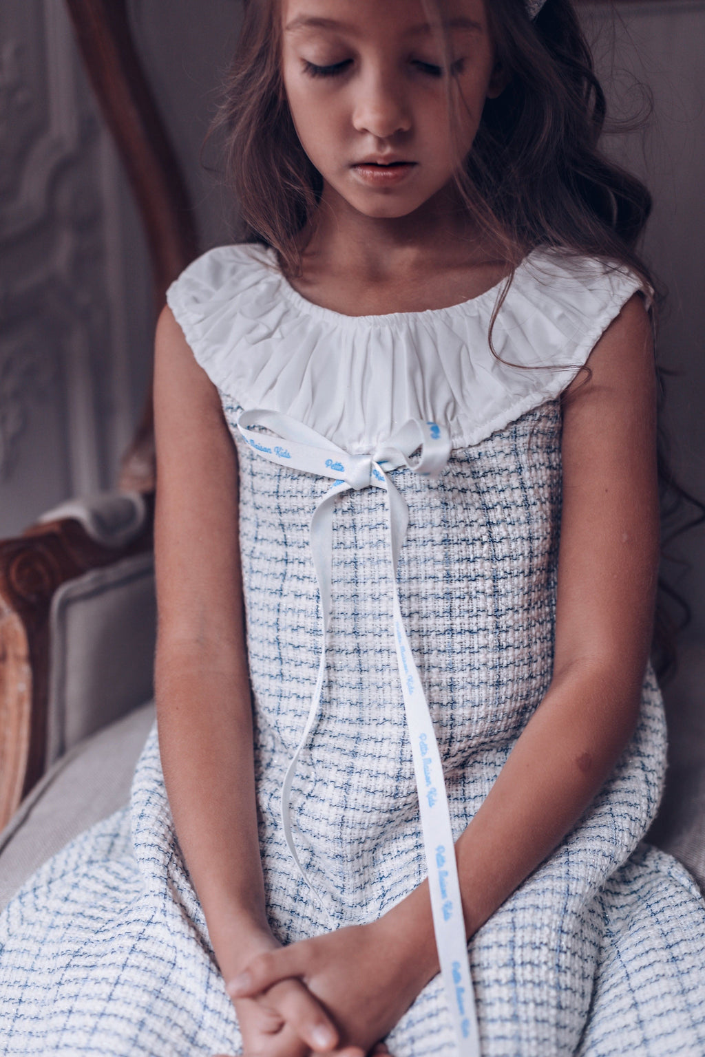 Iris Tweed Dress - Petite Maison Kids