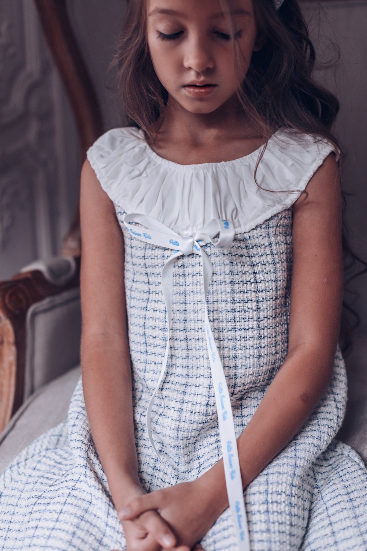 Iris Tweed Dress - Petite Maison Kids