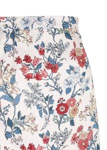 Pencil Skirt in Antique Floral