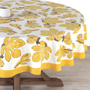 Fig Tablecloth in Citrine
