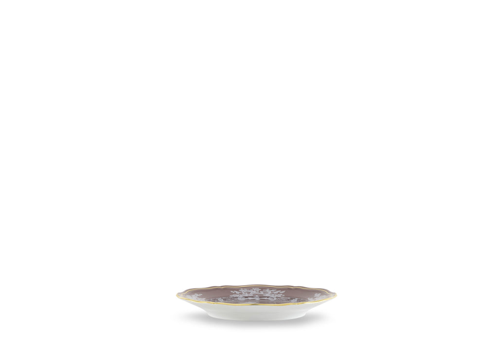 Oriente Italiano Antico Doccia Flat Bread Plate in Castagna