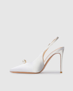 Reina 100 in White & Satin Pearl