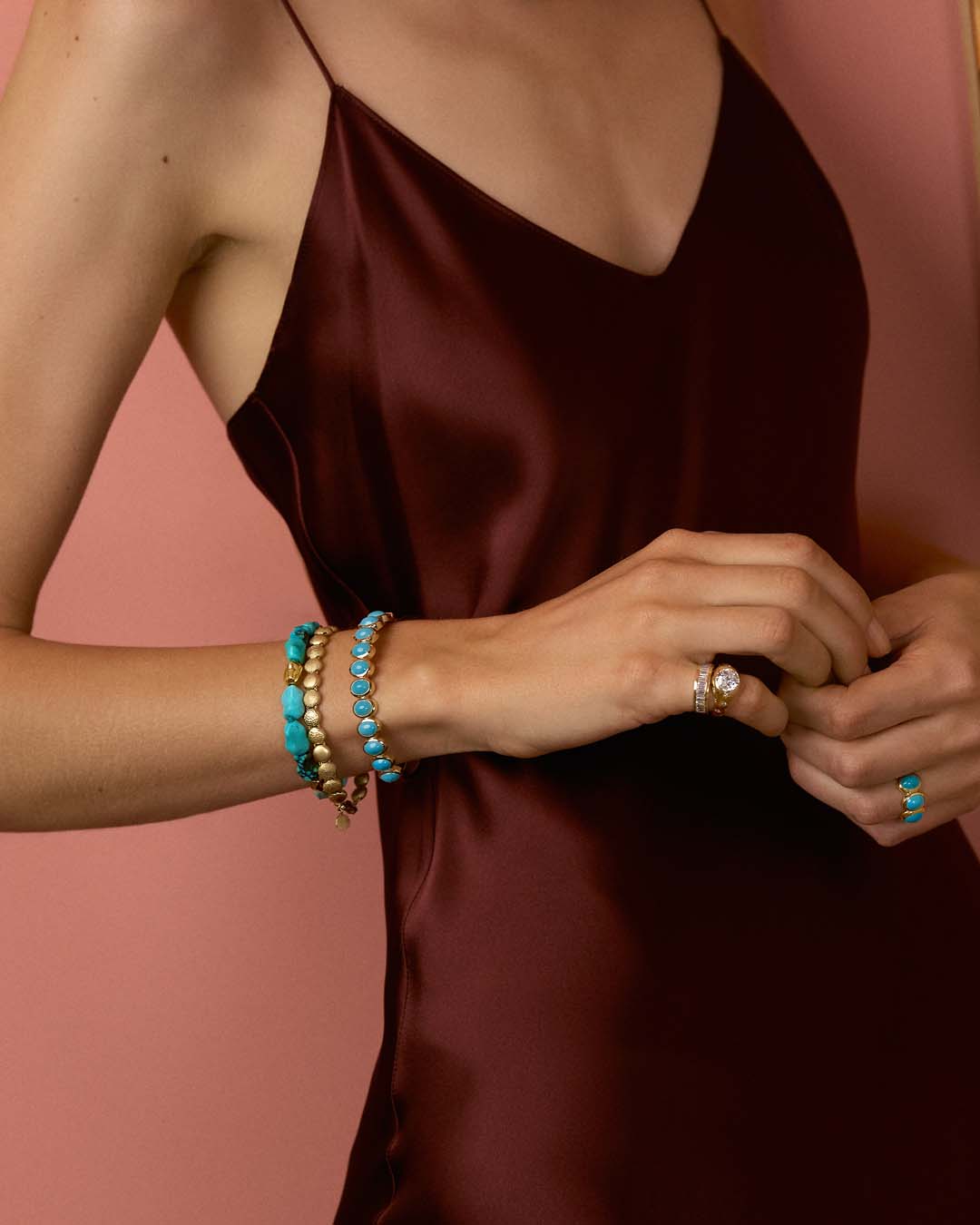 Disco Ring Pink Tourmaline