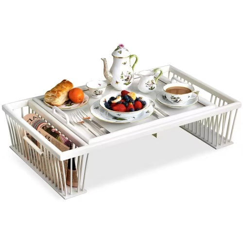 Breakfast Bed Tray with Reading Rack