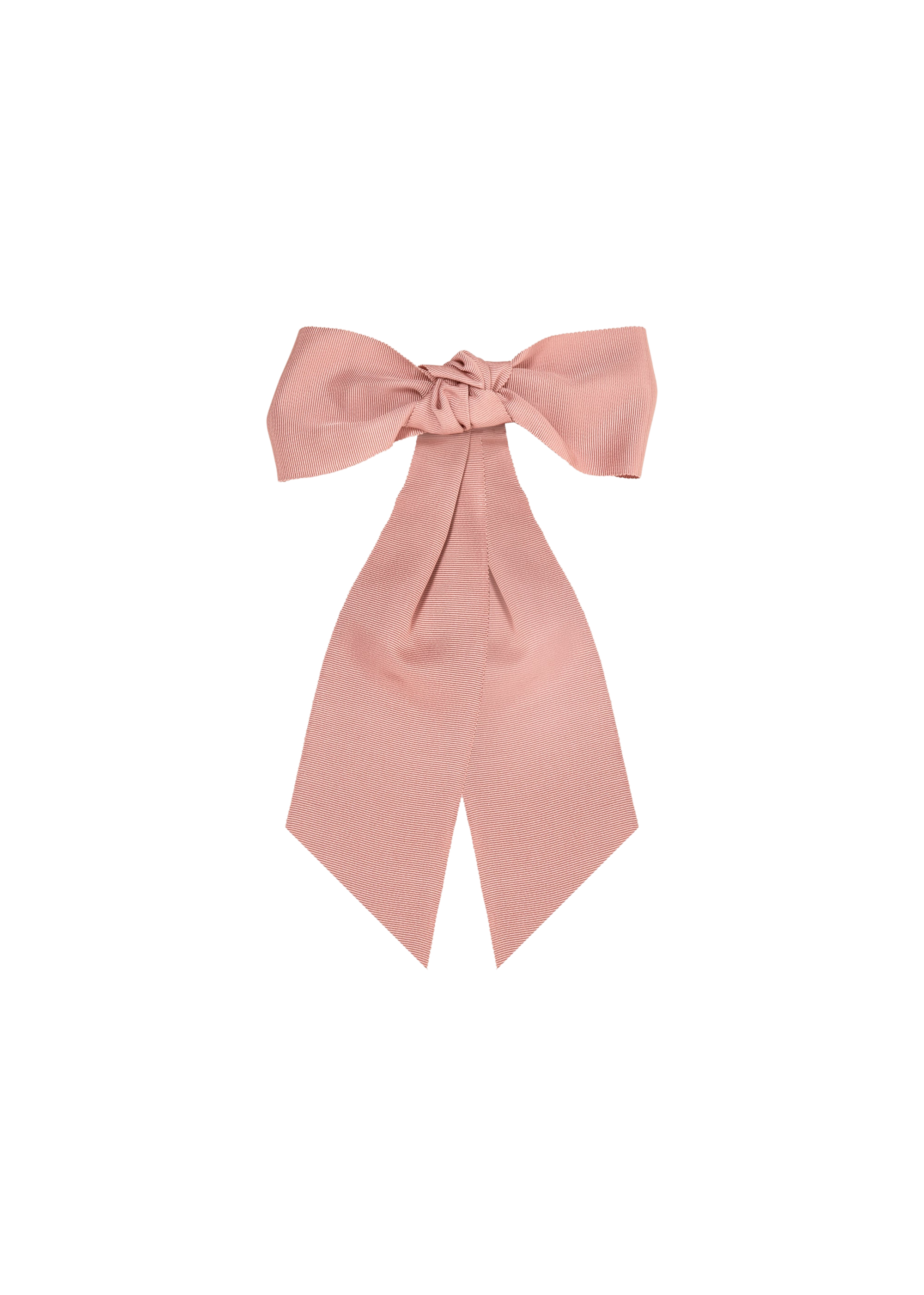 Alicia Bow Barrette in Blush