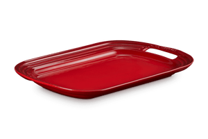 Serving Platter, 16.25" in Cerise
