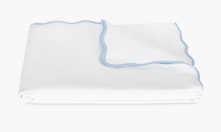 Camilla Pique Coverlet (Light Blue - King)