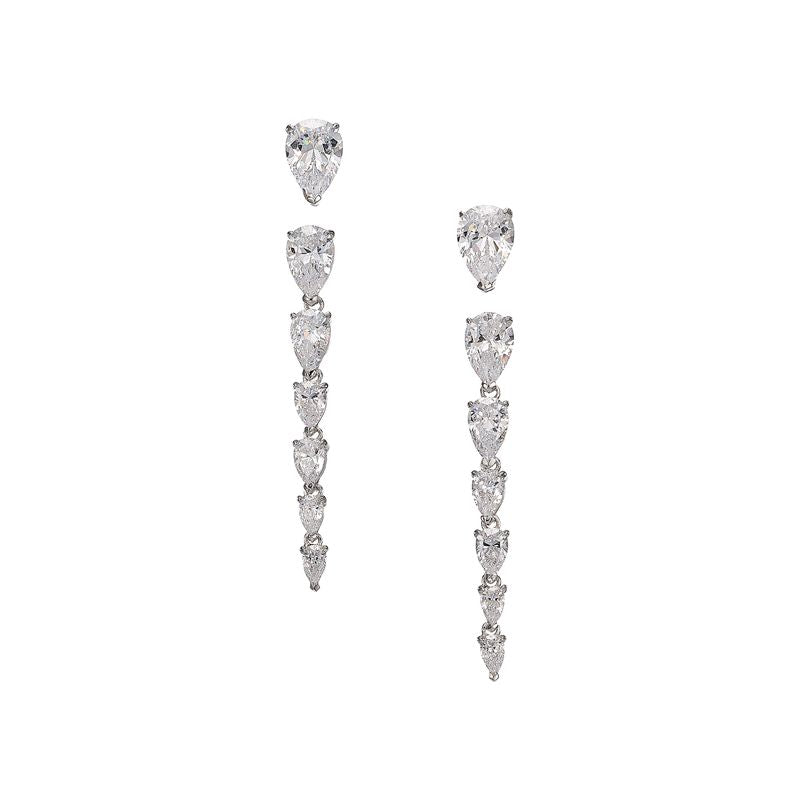 Diamond Nova Drop Earrings