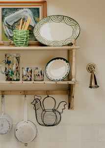 Green Scallop Side Plate
