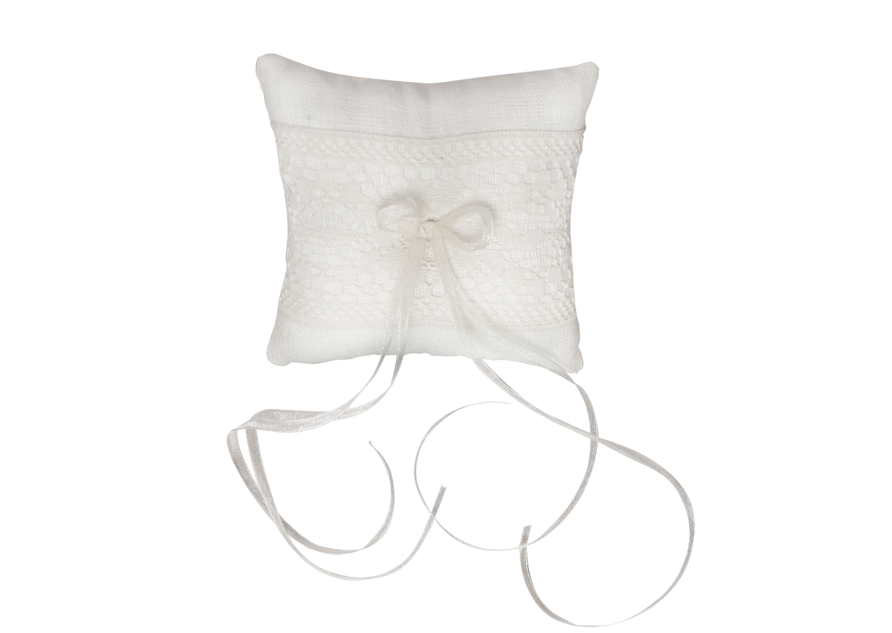 Ivory Lace Ring Pillow