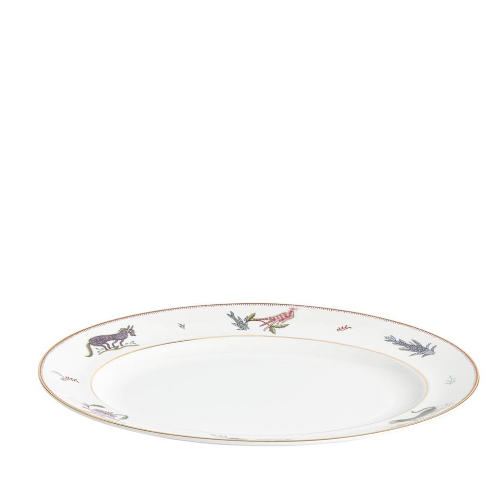 Kit Kemp Mythical Creatures Oval Platter, 14"