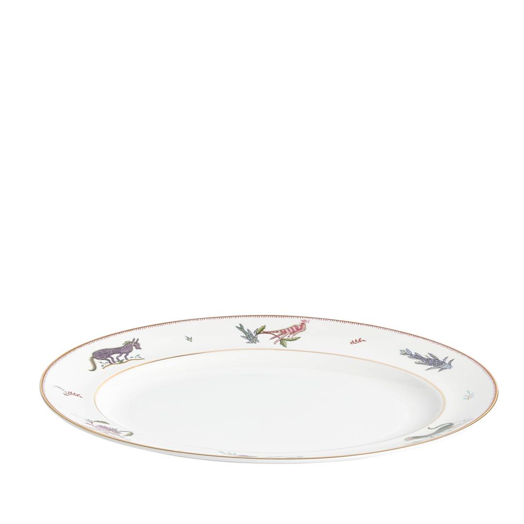 Kit Kemp Mythical Creatures Oval Platter, 14"