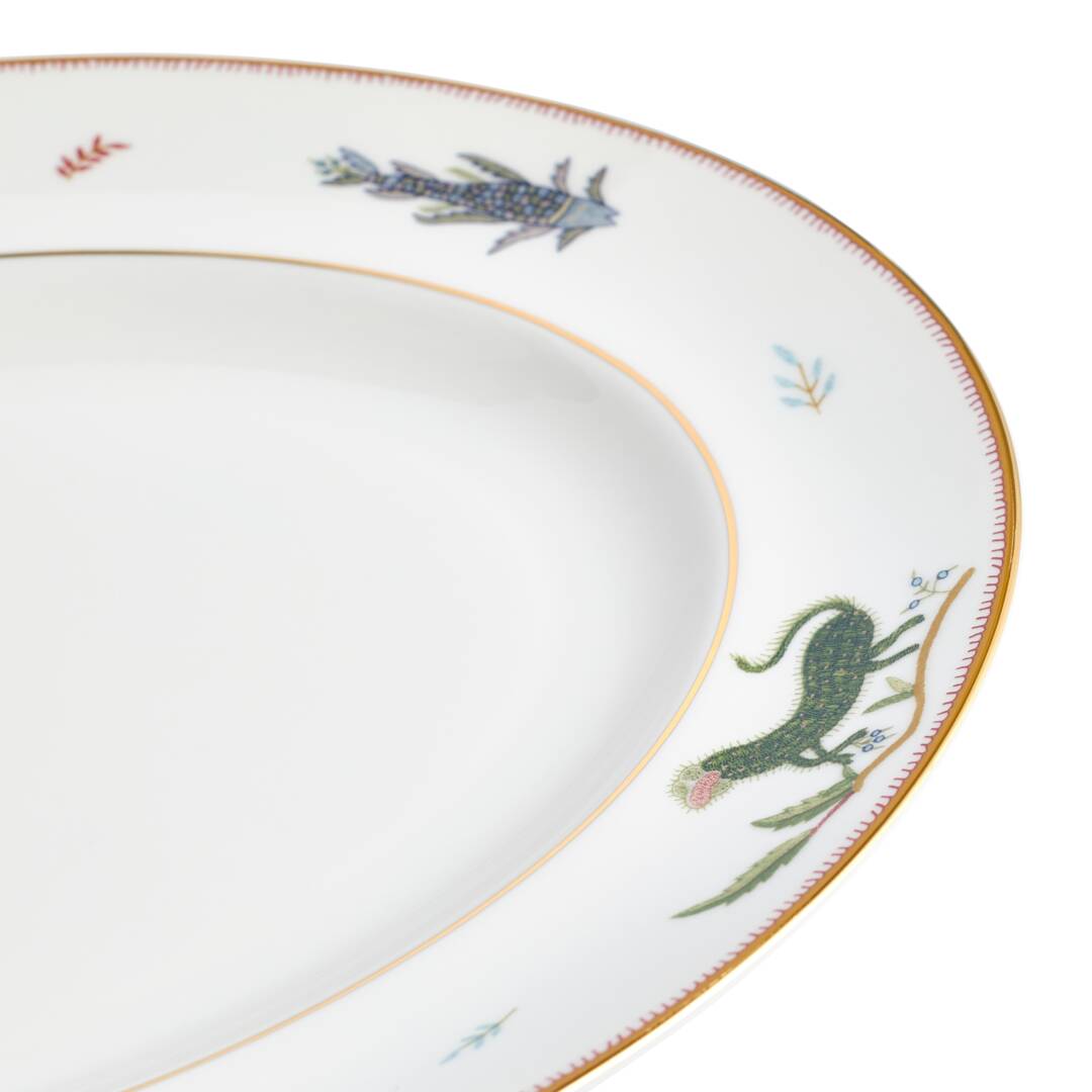 Kit Kemp Mythical Creatures Oval Platter, 14"