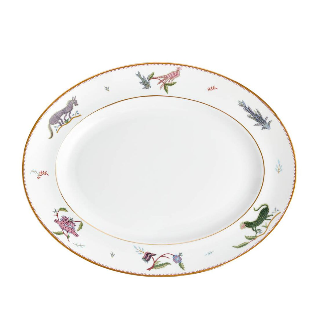 Kit Kemp Mythical Creatures Oval Platter, 14"