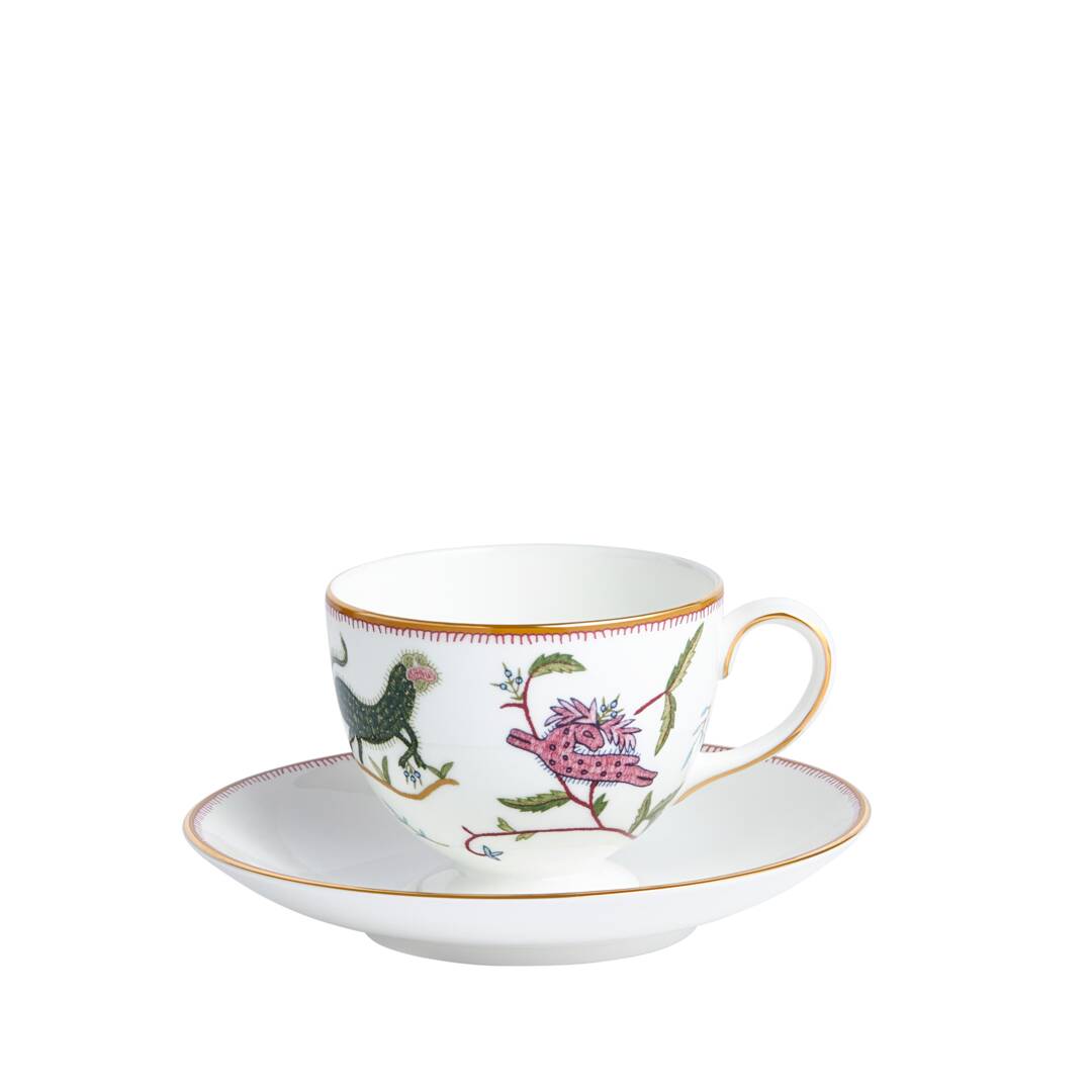 Kit Kemp Mythical Creatures Teacup & Saucer, 5.8 oz