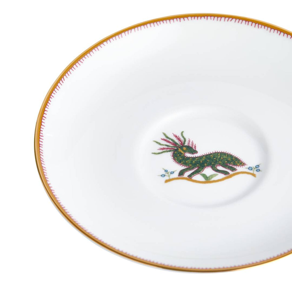 Kit Kemp Mythical Creatures Teacup & Saucer, 6 oz