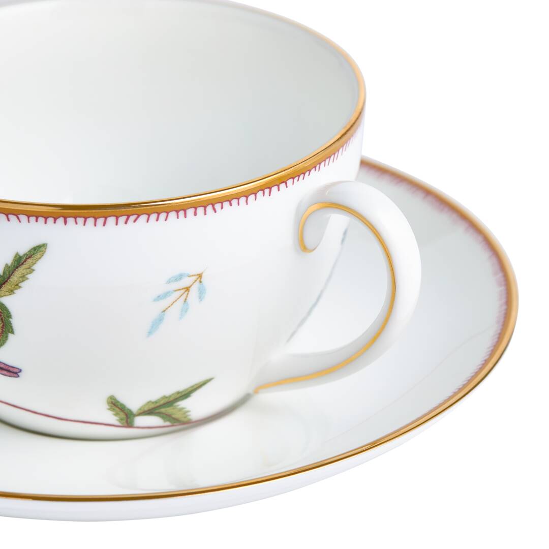 Kit Kemp Mythical Creatures Teacup & Saucer, 6 oz