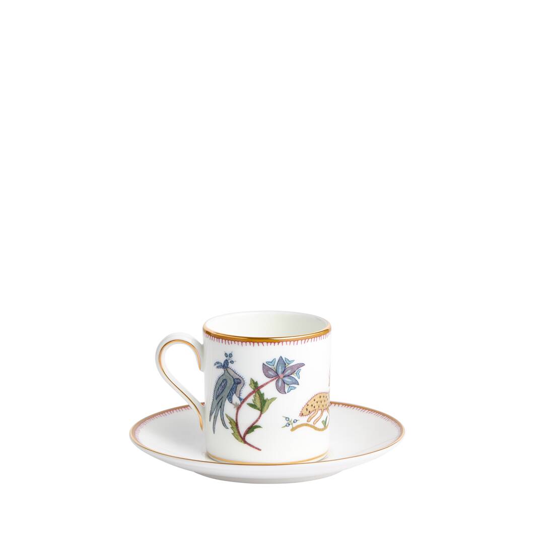 Kit Kemp Mythical Creatures Coffee Cup & Saucer, 2.4 oz