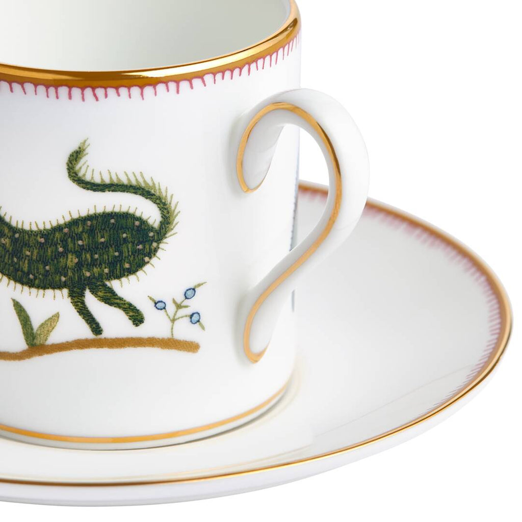 Kit Kemp Mythical Creatures Coffee Cup & Saucer, 2.4 oz