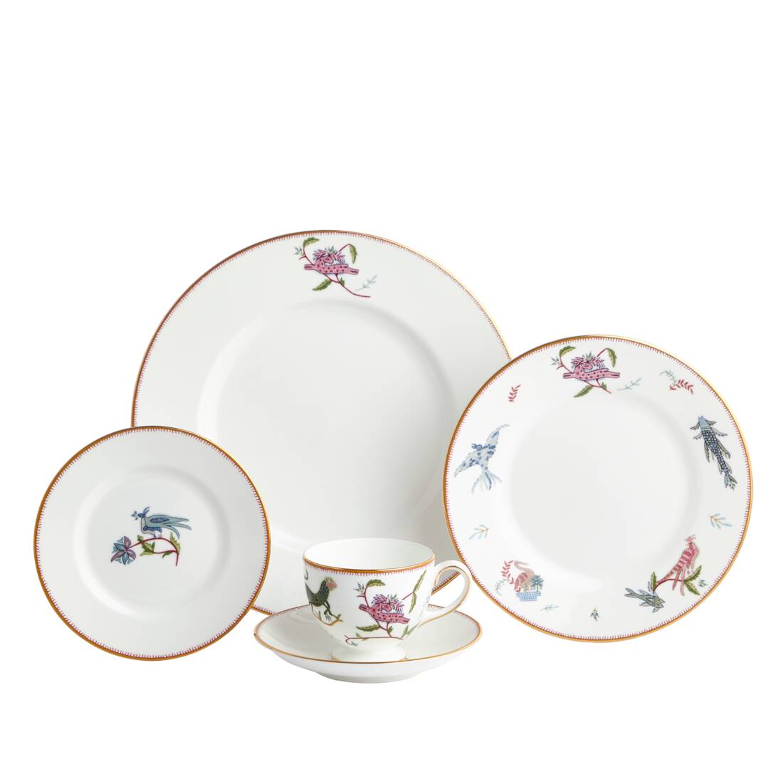 Kit Kemp Mythical Creatures Dinnerware, Set of 5