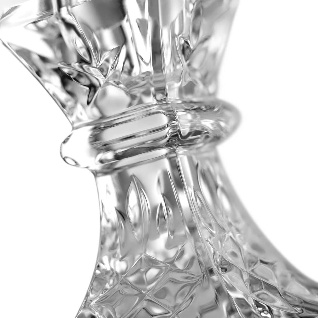 Giftology Lismore Candlestick, Set of 2, Orange Box