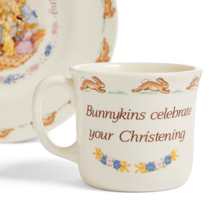 Bunnykins Christening Plate & Mug, 2-Piece Set