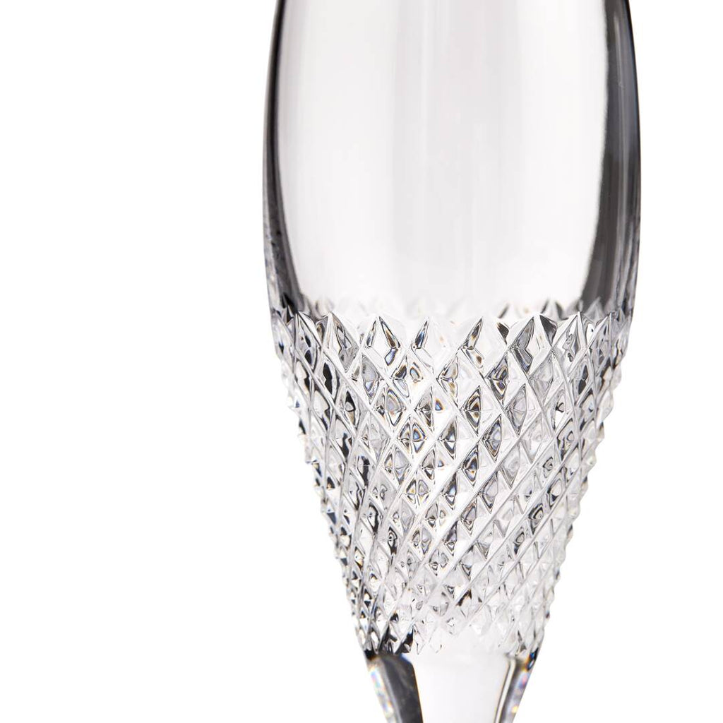 Vera Wang Diamond Mosaic Flute, Set of 2