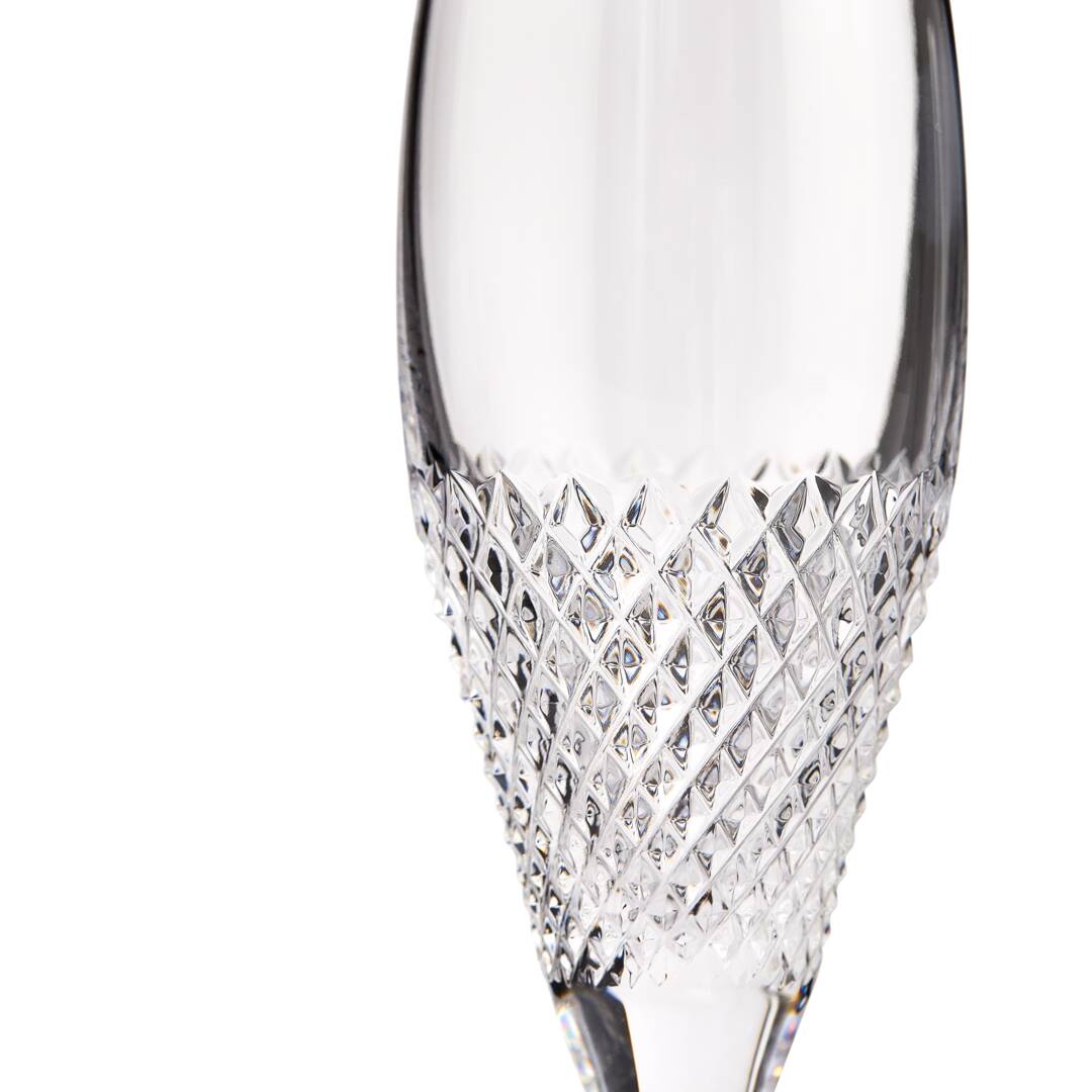 Vera Wang Diamond Mosaic Flute, Set of 2