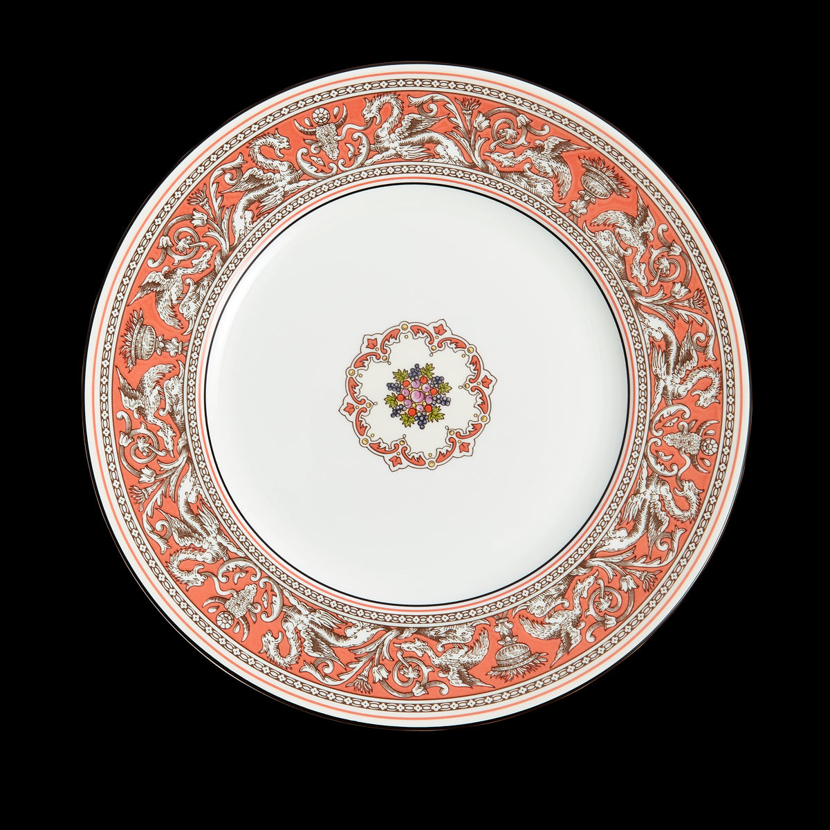 Florentine Salmon Plate 10.7"