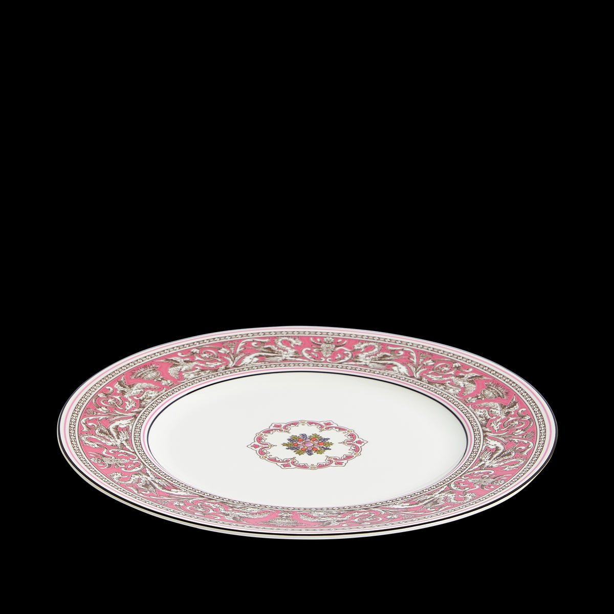 Florentine Fuchsia Plate 10.7"