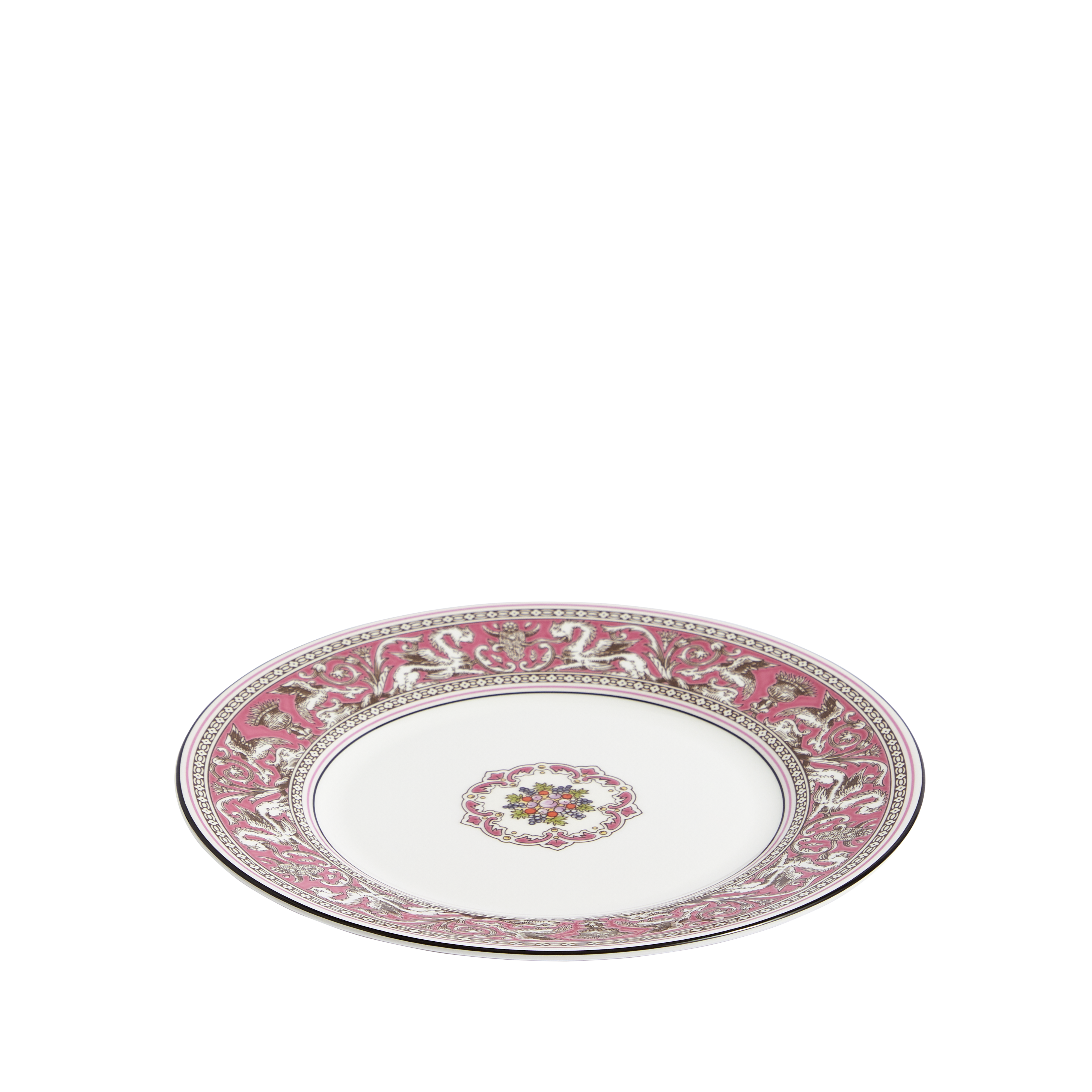 Florentine Fuchsia Plate 8.1"