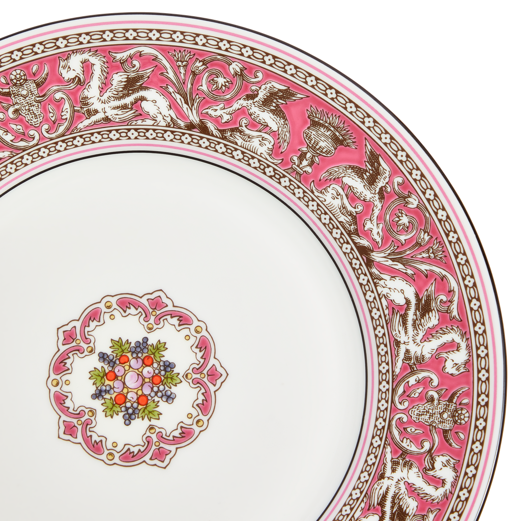 Florentine Fuchsia Plate 8.1"