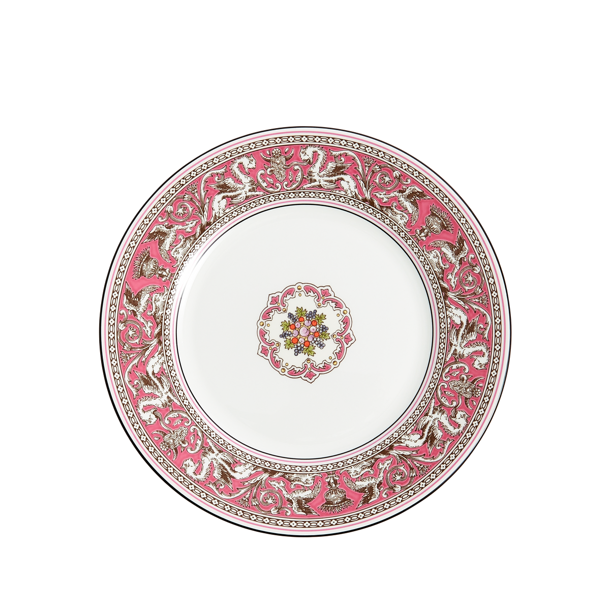 Florentine Fuchsia Plate 8.1"