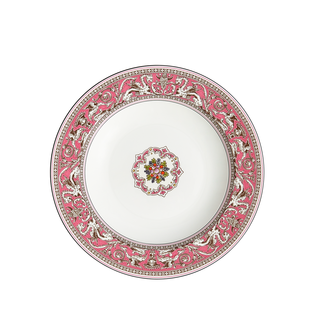 Florentine Fuchsia Rim Soup