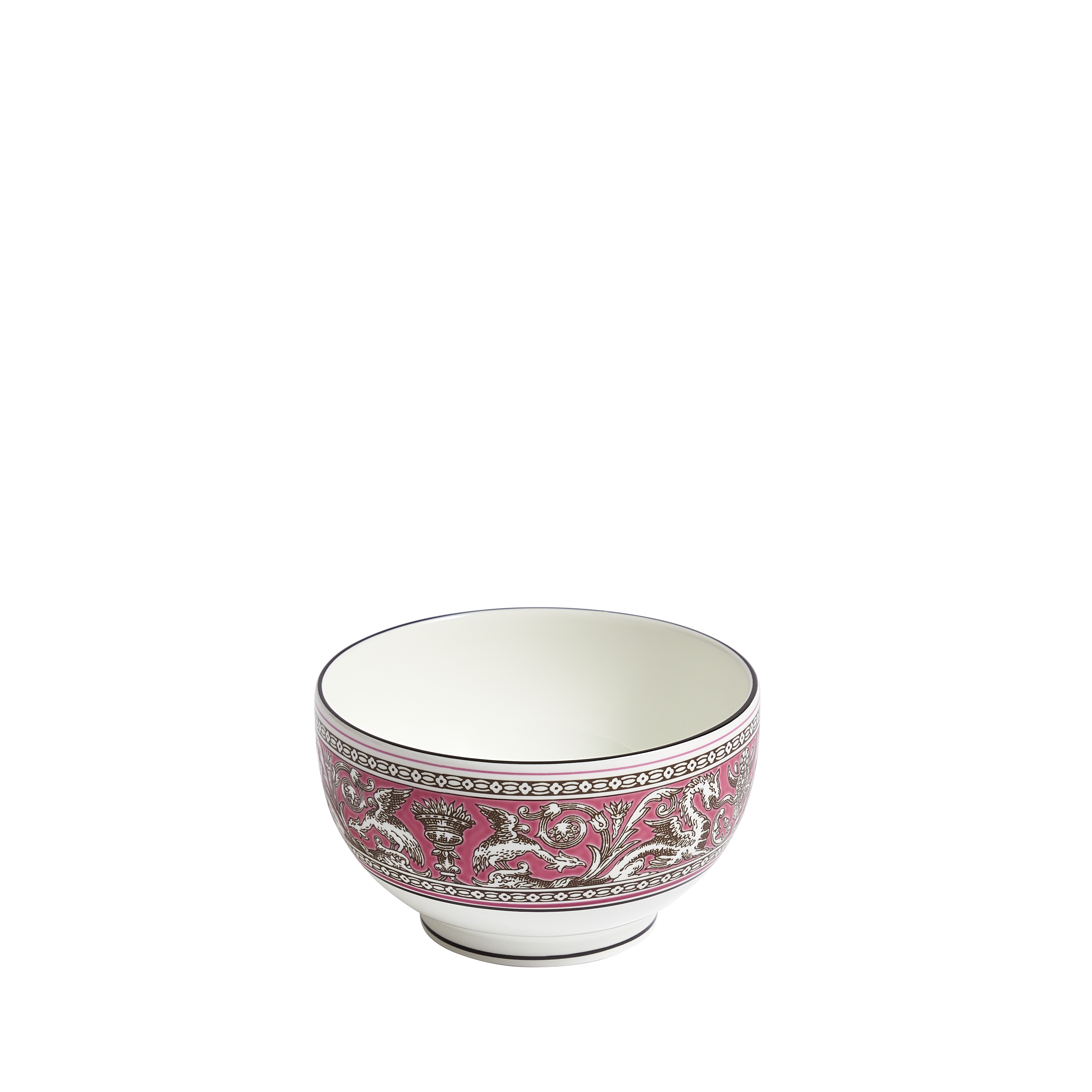 Florentine Fuchsia Rice Bowl