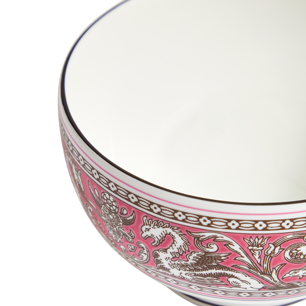 Florentine Fuchsia Rice Bowl
