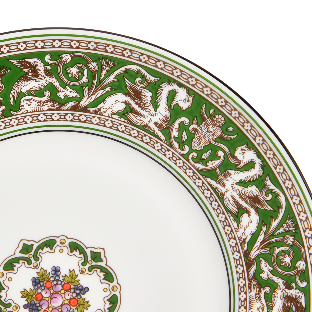 Florentine Verde Plate 8.1"