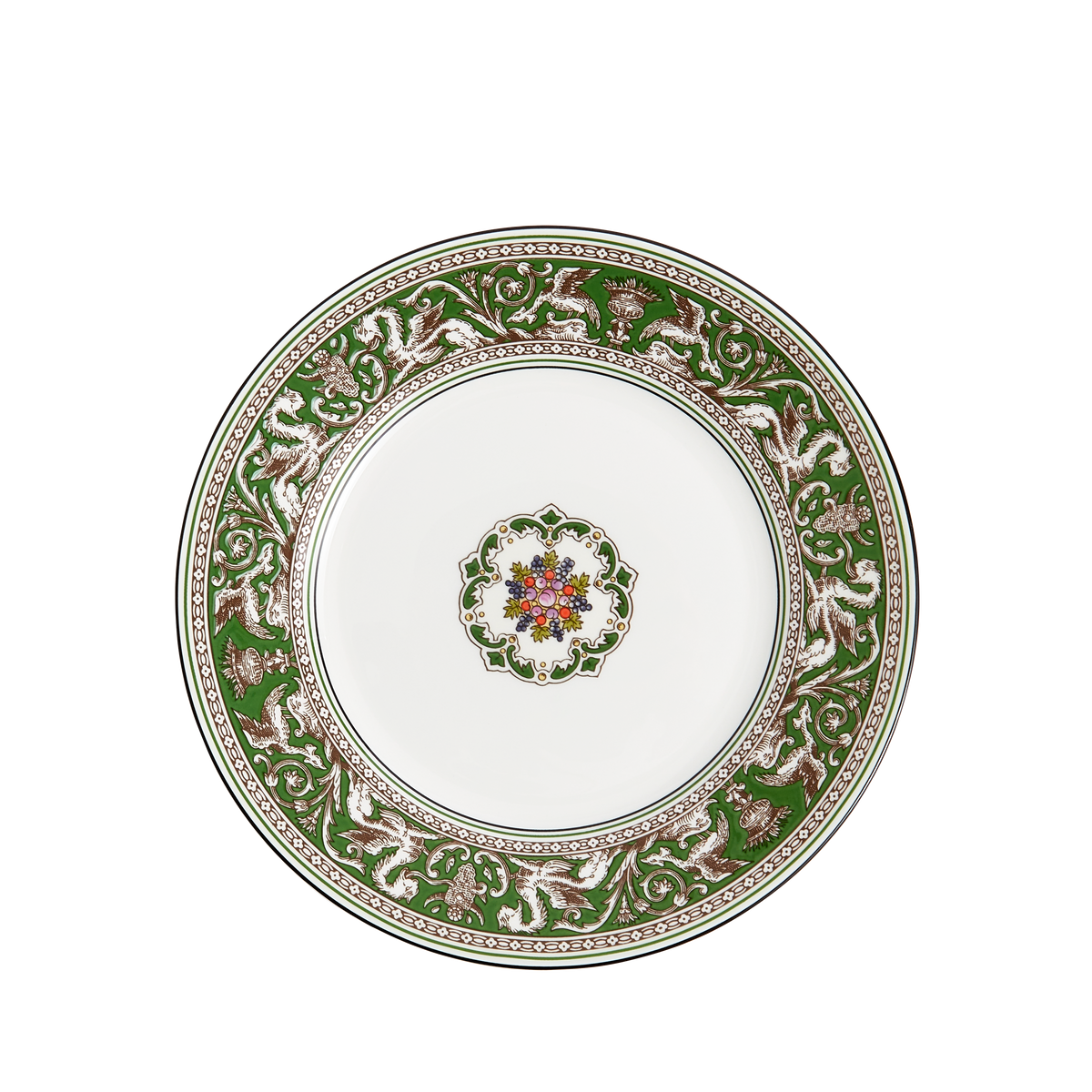 Florentine Verde Plate 8.1"