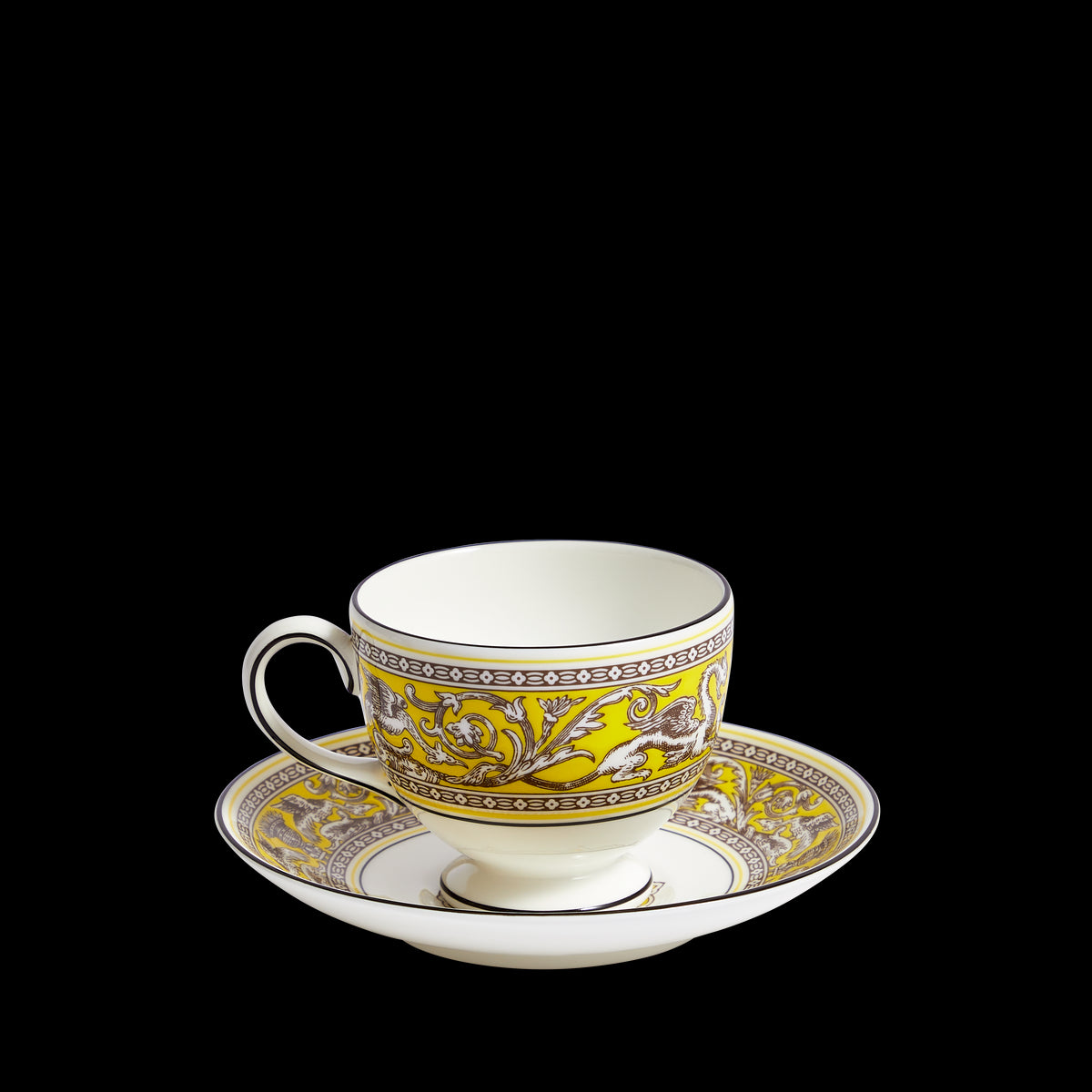 Florentine Citron Teacup Saucer