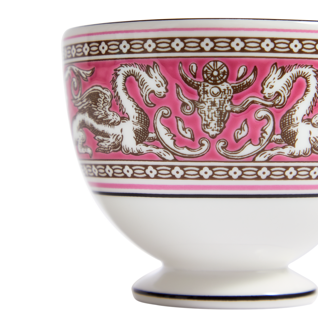 Florentine Fuchsia Teacup Saucer
