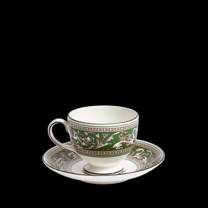 Florentine Verde Teacup Saucer