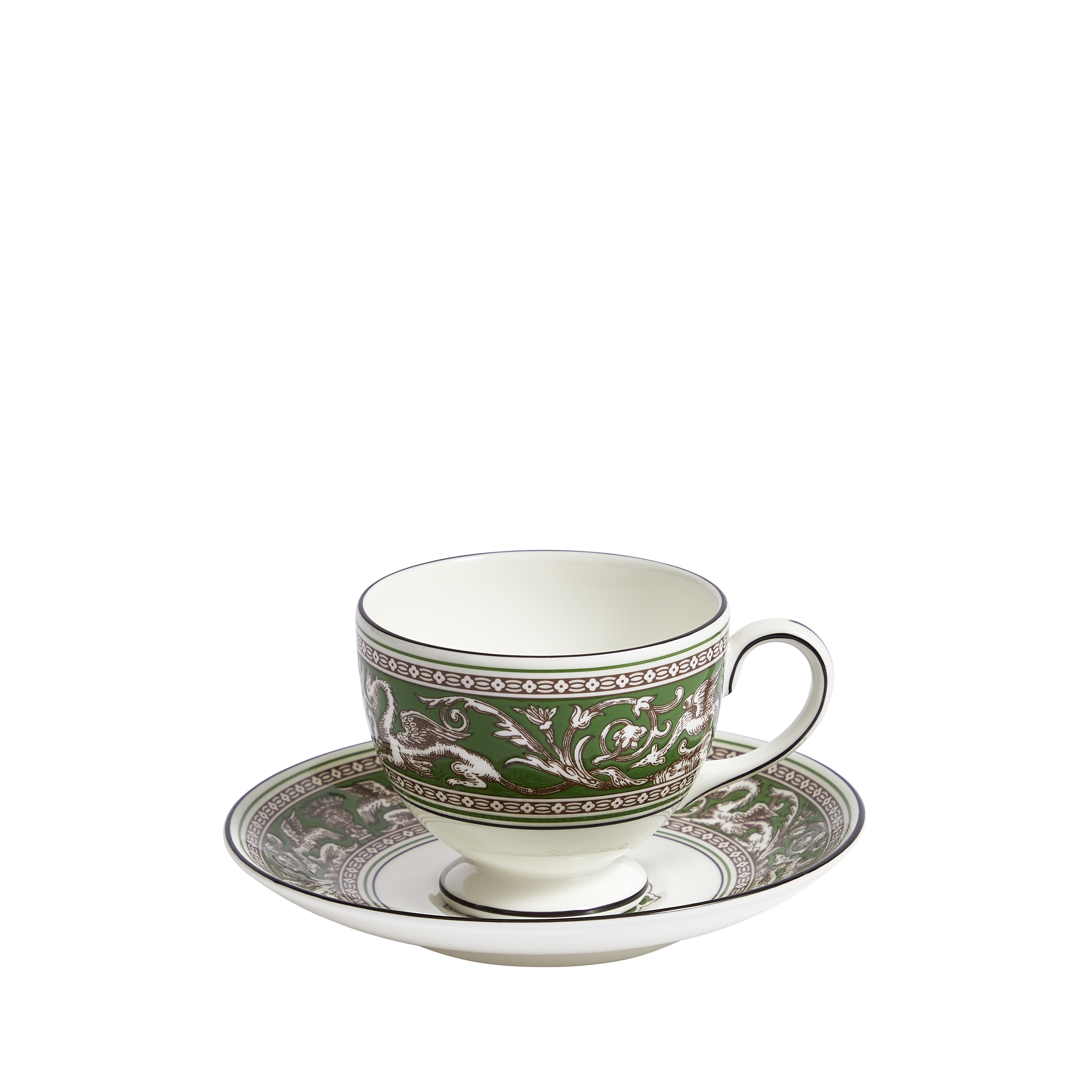 Florentine Verde Teacup Saucer