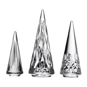Lismore Diamond Crystal Tree Set of 3