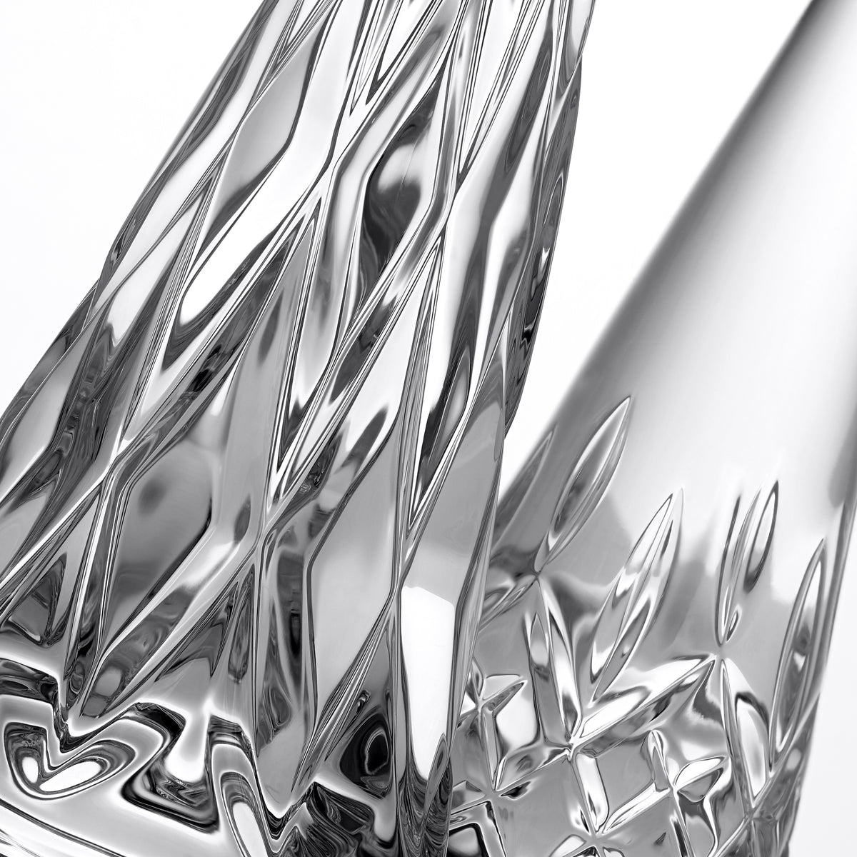 Lismore Diamond Crystal Tree Set of 3